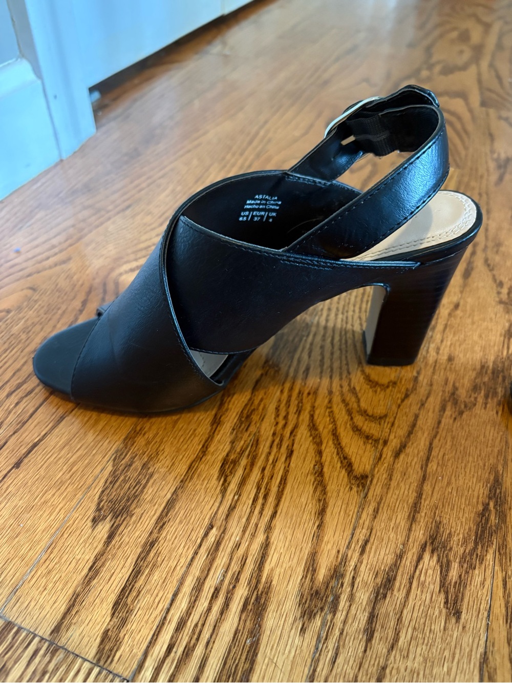 Kelly and Katie black heels